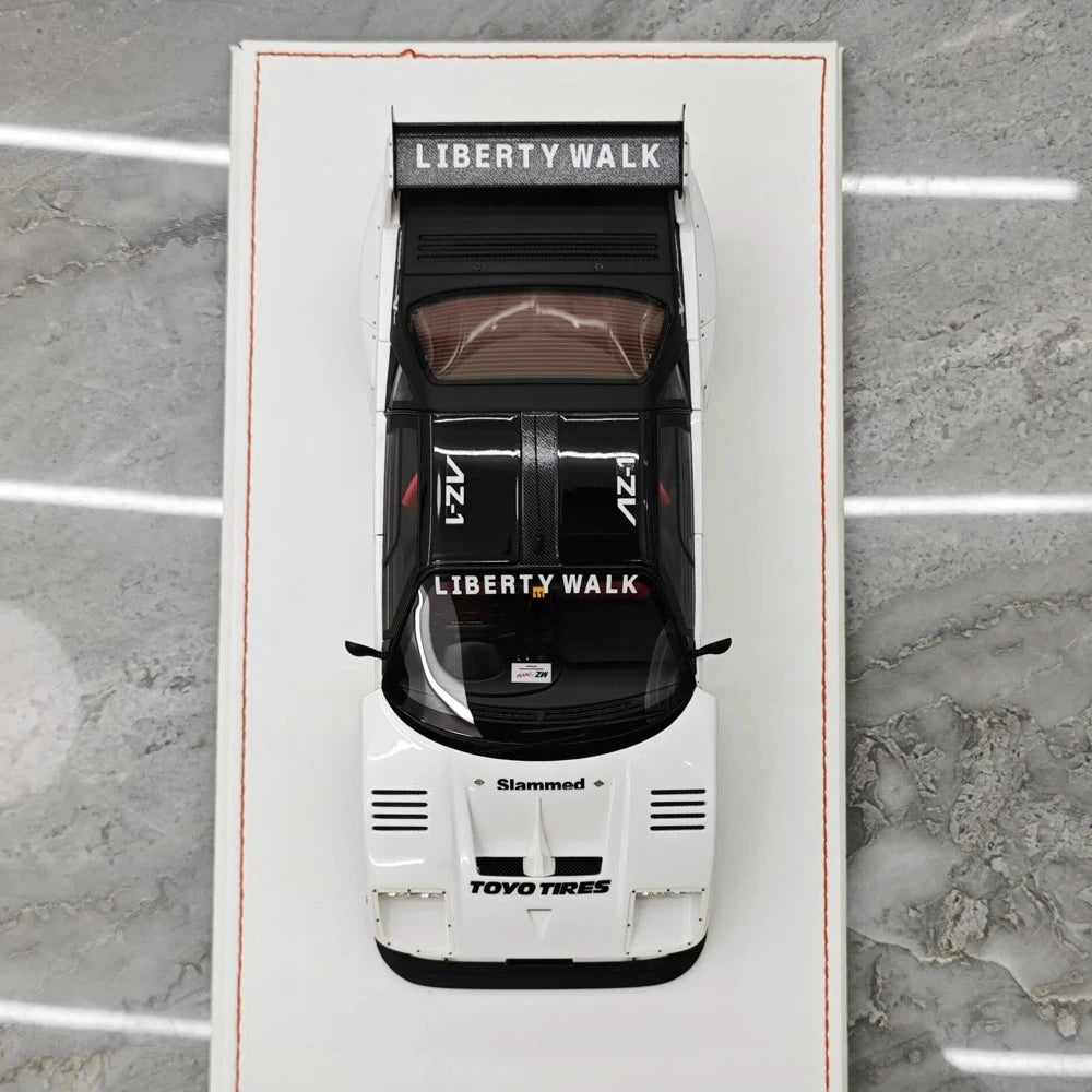 [Runner] 1:18 Ferrari 1987 F40 LBWK AZ-1 bianco modellino di auto resina