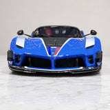 Runner Ferrari 2017 FXX-K Evo Blue 1:18 – راتنج نموذجي قابل للجمع