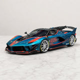 Runner Ferrari 2017 FXX-K Evo Cyan 1:18 – samlarobjekt resinmodellresin