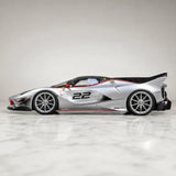 Runner Ferrari 2017 FXX-K Evo Silver 1:18 – samlarresin resinmodellresin