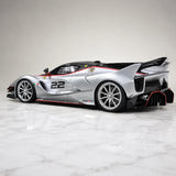 Runner Ferrari 2017 FXX-K Evo Silver 1:18 – samlarresin resinmodellresin