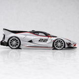 Runner Ferrari 2017 FXX-K Evo Silver 1:18 – samlarresin resinmodellresin
