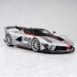 Runner Ferrari 2017 FXX-K Evo Silver 1:18 – samlarresin resinmodellresin