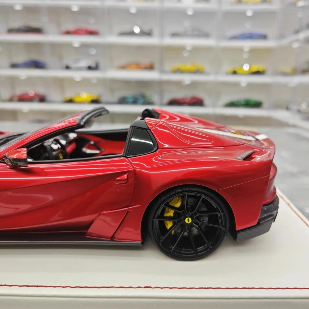 [Runner] 1:18 Ferrari 2019 812 GTS Novitec N-Largo S Magenta Model Car Resin