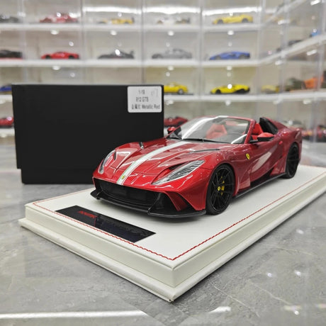 [Runner] 1:18 Ferrari 2019 812 GTS Novitec N-Largo S Magenta Model Car Resin