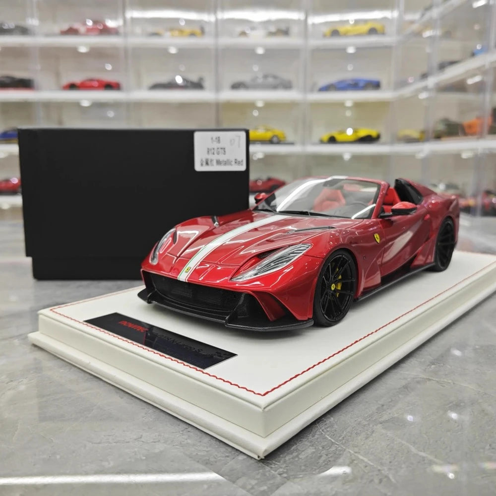 [Runner] 1:18 Ferrari 2019 812 GTS Novitec N-Largo S Magenta Model Car Resin