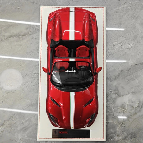 [Runner] 1:18 Ferrari 2019 812 GTS Novitec N-Largo S Magenta Model Car Resin