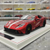 [Runner] 1:18 Ferrari 2019 812 GTS Novitec N-Largo S Magenta Model Car Resin