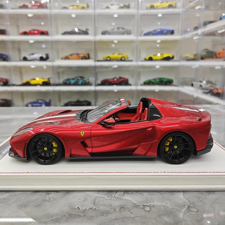 [Runner] 1:18 Ferrari 2019 812 GTS Novitec N-Largo S Magenta Model Car Resin