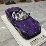 [Runner] 1:18 Ferrari 2019 812 GTS Novitec N-Largo S Purple Model Car Resin