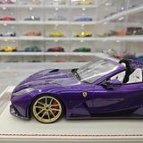 [Runner] 1:18 Ferrari 2019 812 GTS Novitec N-Largo S Purple Model Car Resin