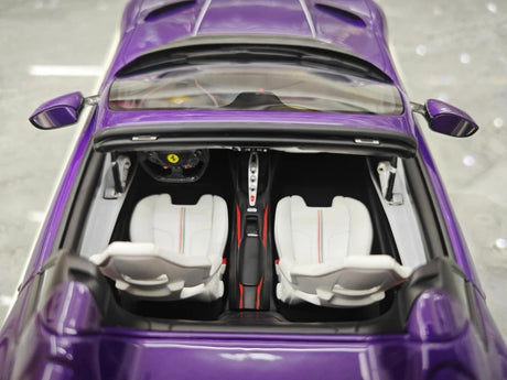 [Runner] 1:18 Ferrari 2019 812 GTS Novitec N-Largo S Purple Model Car Resin
