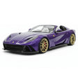 [Runner] 1:18 Ferrari 2019 812 GTS Novitec N-Largo S Purple Model Car Resin