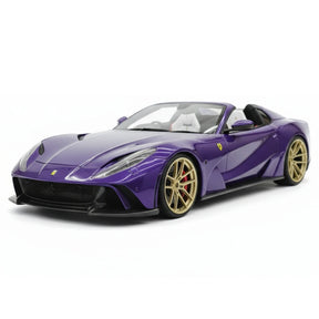 [Runner] 1:18 Ferrari 2019 812 GTS Novitec N-Largo S Purple Model Car Resin