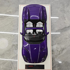 [Runner] 1:18 Ferrari 2019 812 GTS Novitec N-Largo S Purple Model Car Resin