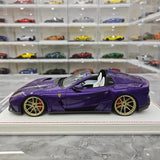 [Runner] 1:18 Ferrari 2019 812 GTS Novitec N-Largo S Purple Model Car Resin