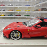 [Runner] 1:18 Ferrari 2019 812 GTS Novitec N-Largo S rood modelauto Hars