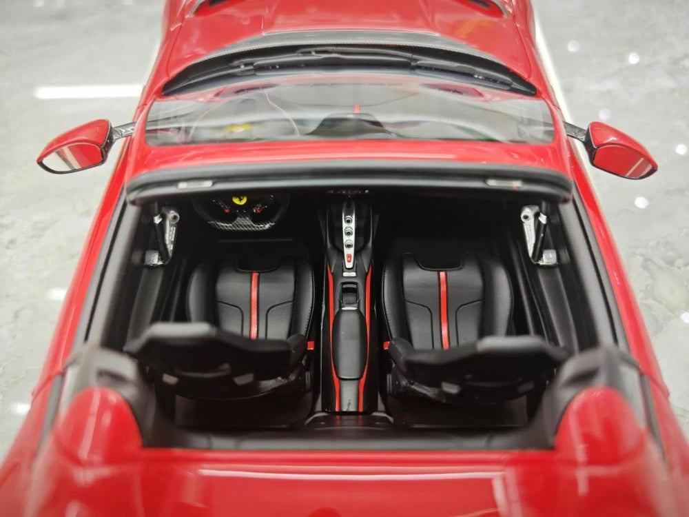 [Runner] 1:18 Ferrari 2019 812 GTS Novitec N-Largo S rood modelauto Hars