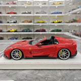 [Runner] 1:18 Ferrari 2019 812 GTS Novitec N-Largo S rood modelauto Hars