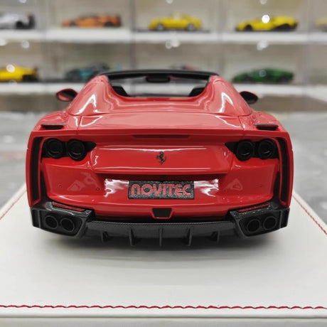 [Runner] 1:18 Ferrari 2019 812 GTS Novitec N-Largo S Red Model Car Resin
