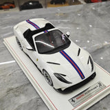 [Runner] 1:18 Ferrari 2019 812 GTS Novitec N-Largo S White Model Car Resin