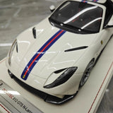 [Runner] 1:18 Ferrari 2019 812 GTS Novitec N-Largo S White Model Car Resin