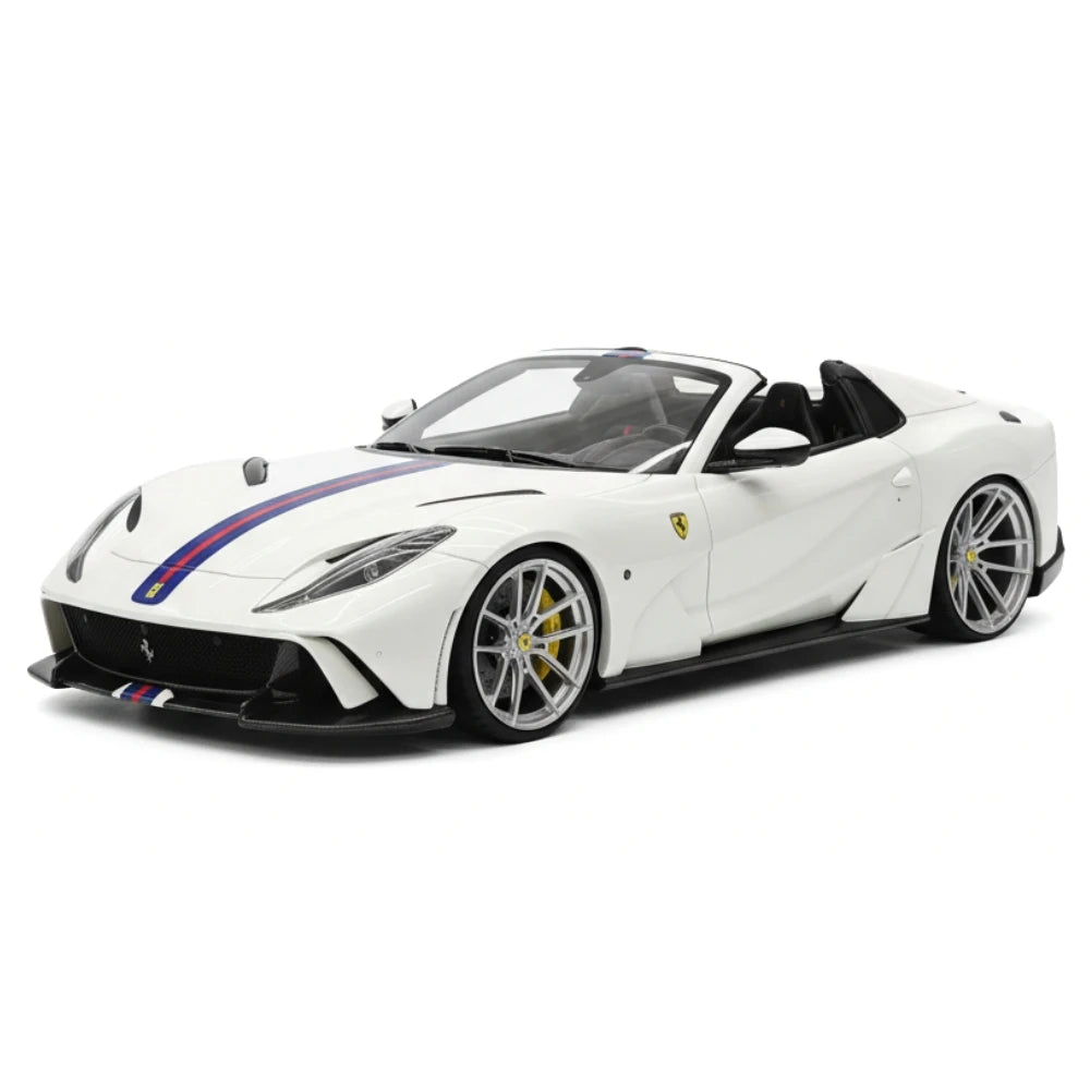 [Runner] 1:18 Ferrari 2019 812 GTS Novitec N-Largo S White Model Car Resin