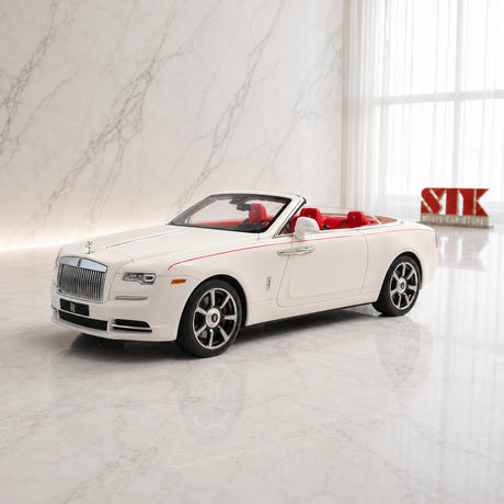Rolls-Royce 2016 Dawn Convertible White 1:18 resin model car by SC Models - view 2