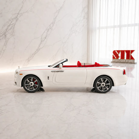 Rolls-Royce 2016 Dawn Convertible White 1:18 resin model car by SC Models - view 3