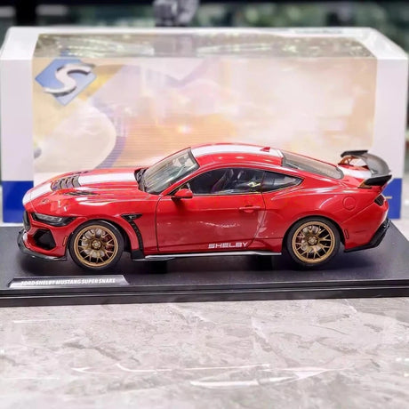 [Solido] 1:18 Ford 2025 Shelby Mustang Super Snake rood modelauto Die-Cast