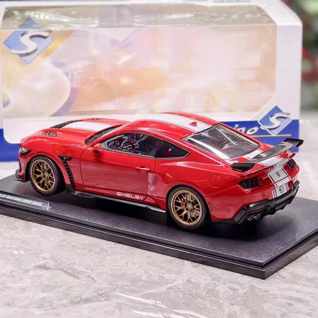 [Solido] 1:18 Ford 2025 Shelby Mustang Super Snake rood modelauto Die-Cast