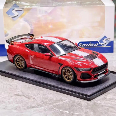 [Solido] 1:18 Ford 2025 Shelby Mustang Super Snake rood modelauto Die-Cast