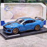 [Solido] 1:18 Ford 2025 Shelby Mustang Super Snake Blue Model Car Die-Cast