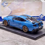 [Solido] 1:18 Ford 2025 Shelby Mustang Super Snake Blue Model Car Die-Cast