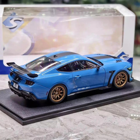 [Solido] 1:18 Ford 2025 Shelby Mustang Super Snake blauw modelauto Die-Cast