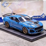[Solido] 1:18 Ford 2025 Shelby Mustang Super Snake Blue Model Car Die-Cast