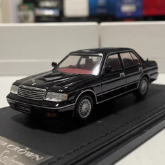 [STC] 1:43 Toyota 1991 Crown JZS133 Black Model Car Die-Cast
