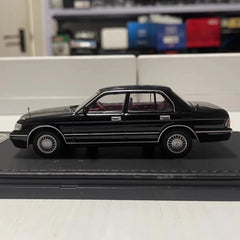 [STC] 1:43 Toyota 1991 Crown JZS133 Black Model Car Die-Cast