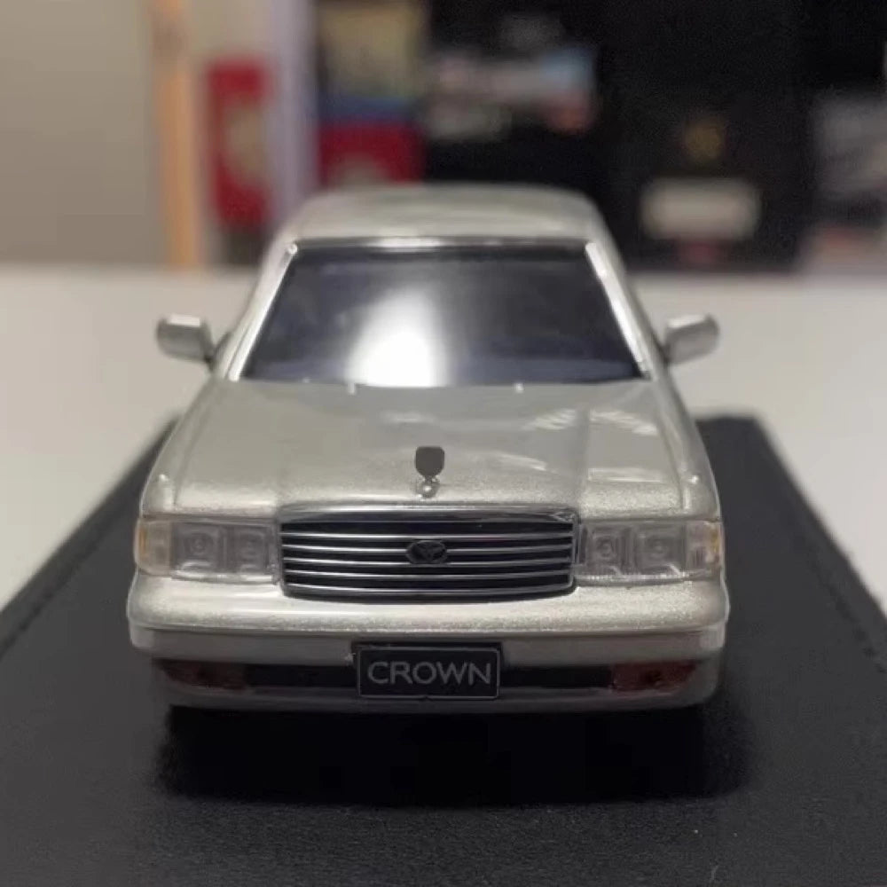 [STC] 1:43 Toyota 1991 Crown JZS133 シルバー モデルカー Die-Cast