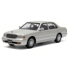 [STC] 1:43 Toyota 1991 Crown JZS133 Silver Model Car Die-Cast