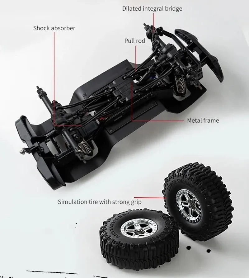 1:18 R/C STK-002 JEEP 2.4G Off-Road Racing Car RC Car