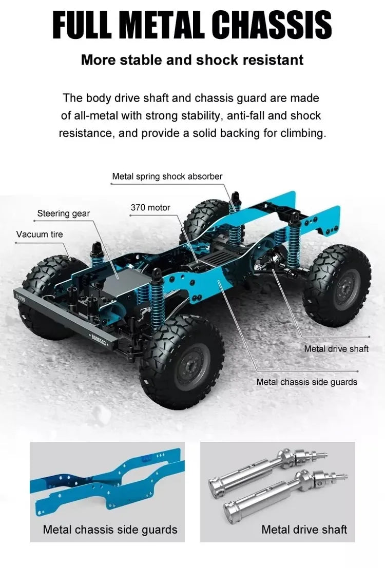 1:12 R/C STK-012 2.4G Mil-Spec Hummer H1 Off-Road Climb Car RC Car