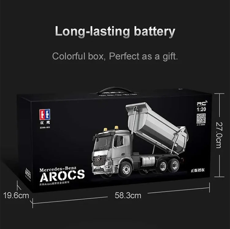 1:20 R/C STK-013 2.4G Mercedes Benz Arocs Remote Control Dump Truck RC Car