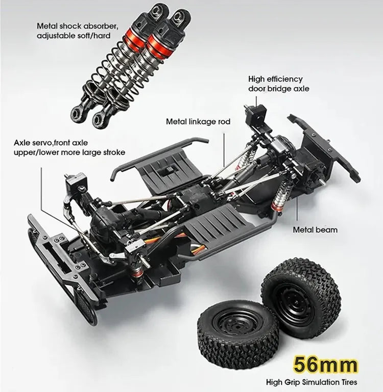 1:20 R/C STK-014 2.4G Land Rover Defender 110 Off-Road Climb Car RC Car