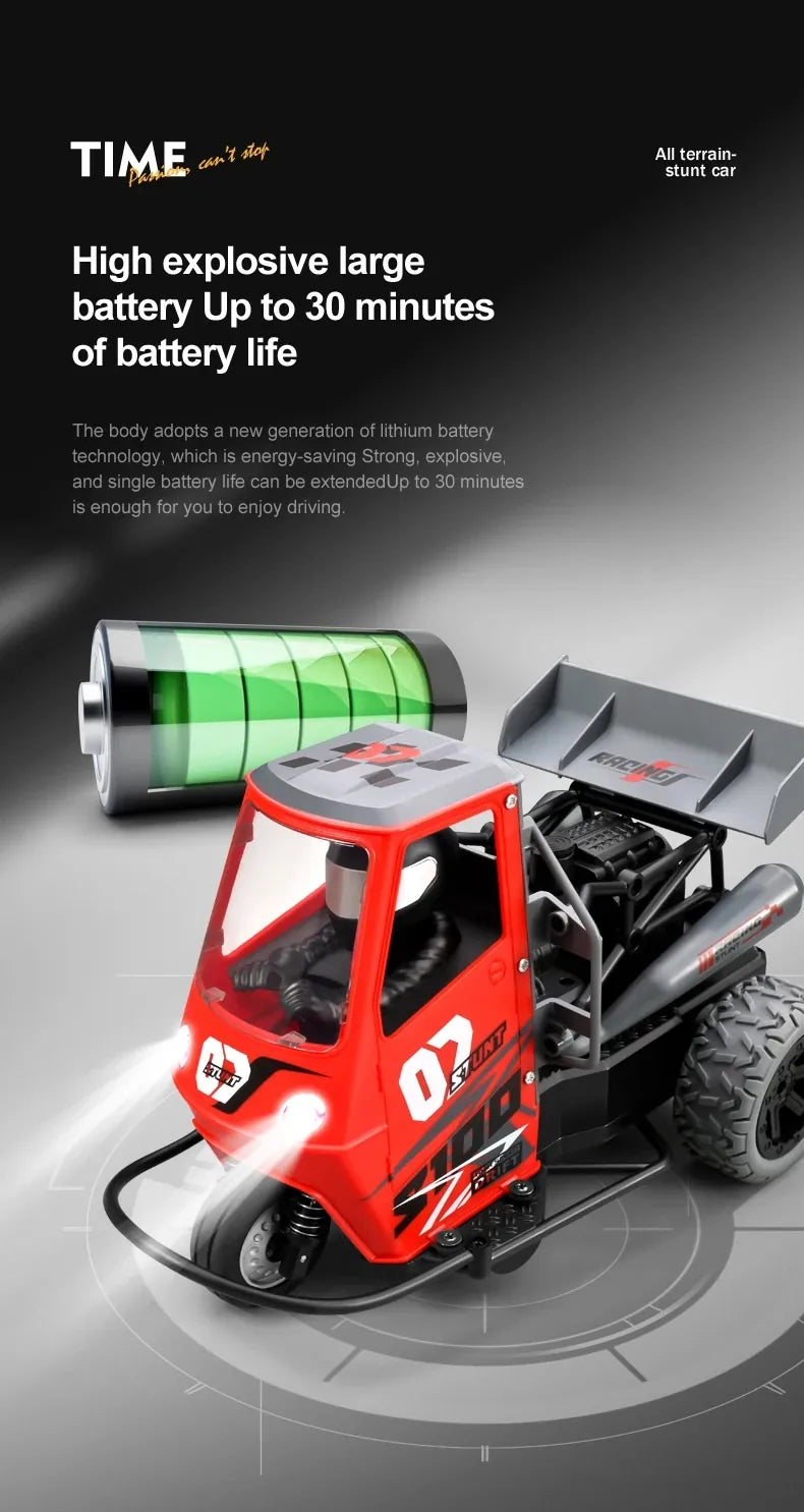 1:16 R/C STK-015 2.4G Three-Wheel Remote Control Car RC Car