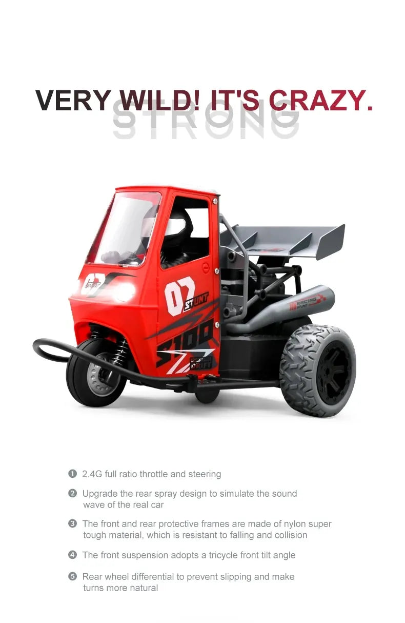 1:16 R/C STK-015 2.4G Three-Wheel Remote Control Car RC Car