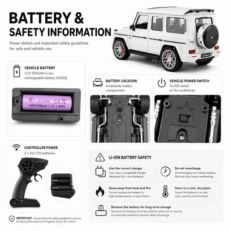 1:24 Mercedes-Benz G63 RC السياحة SUV RTR RC السيارة RC السيارة