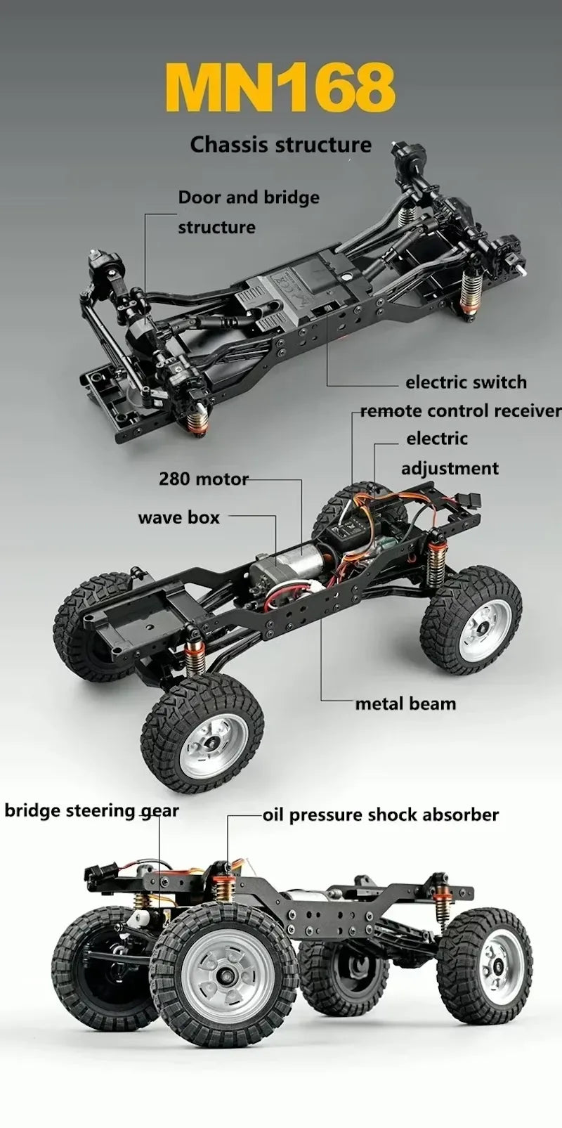 1:16 Scale Range Rover RC Crawler RC Car