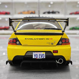 [Super A] 1:18 Mitsubishi 2006 Lancer Evolution IX MR Yellow Model Car Die-Cast