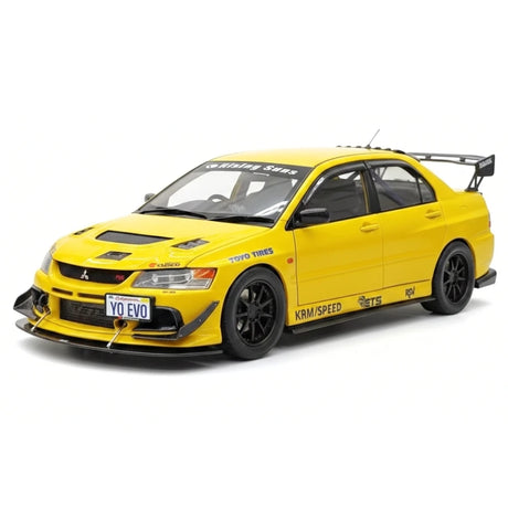 [Super A] 1:18 Mitsubishi 2006 Lancer Evolution IX MR Yellow pienoismalli Die-Cast